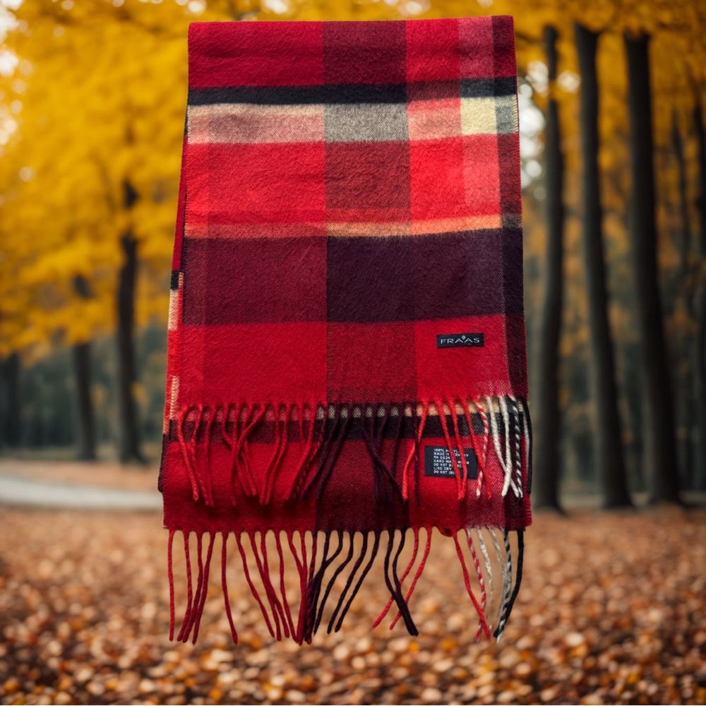 Fraas – Fall Tartan Plaid Scarf – Unisex/OS